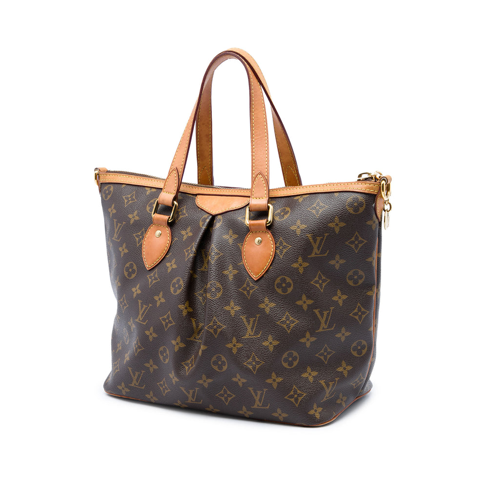 Louis Vuitton Sac à main Palermo Monogram PM Marron – vue 2 – GABY PARIS