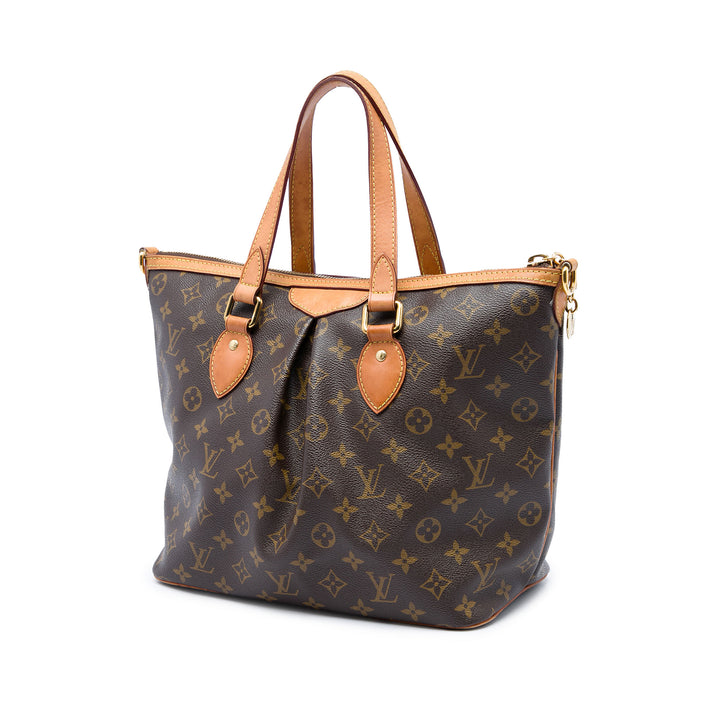 Louis Vuitton Sac à main Palermo Monogram PM Marron – vue 2 – GABY PARIS