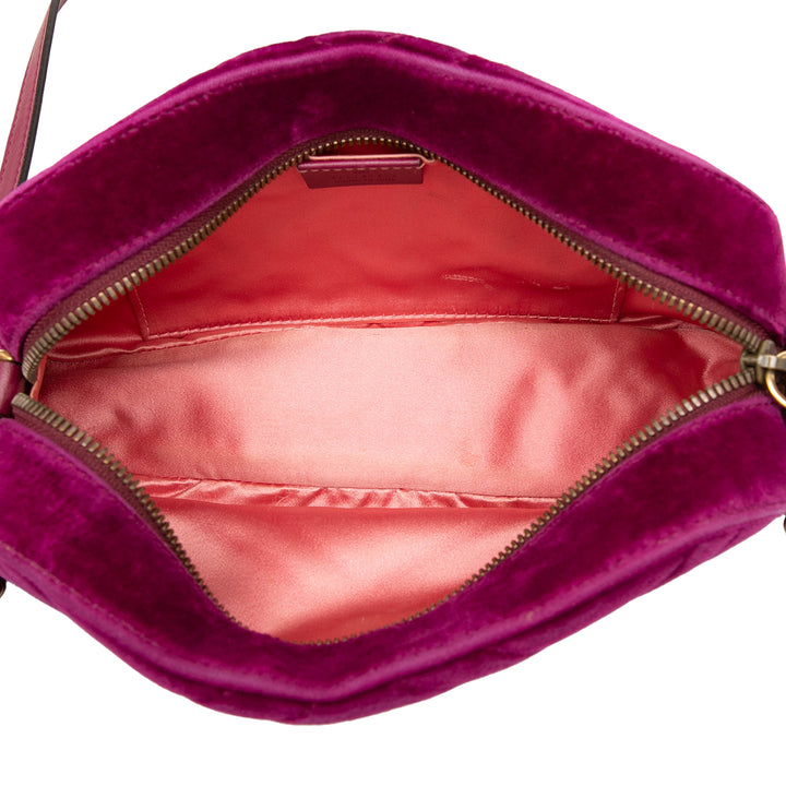 Gucci GG Marmont Matelasse Sac Petit Violet – vue 4 – GABY PARIS