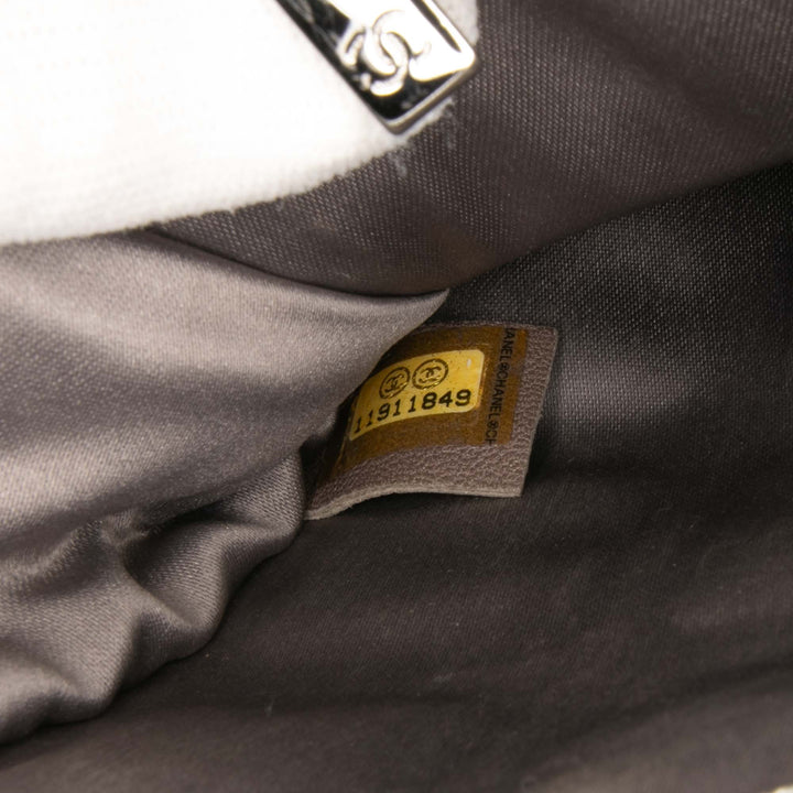 Chanel CC Vinyl Ice Cube à rabat