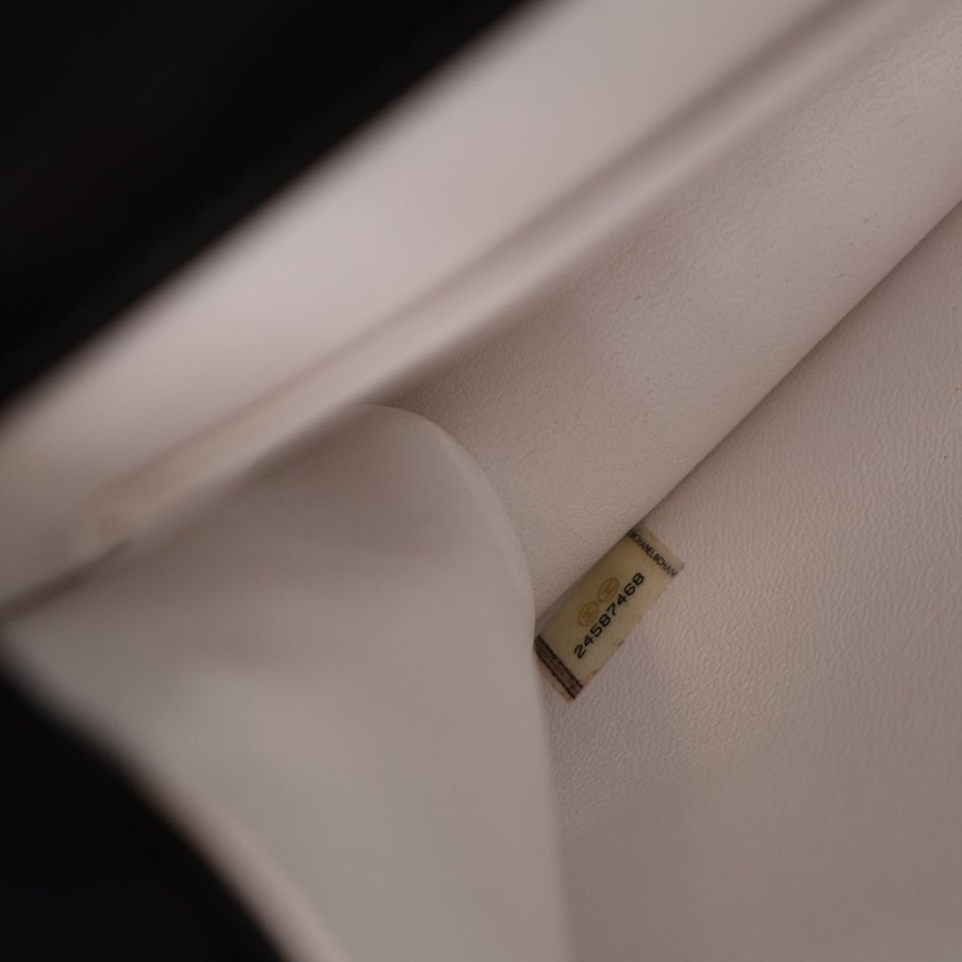 Chanel CC Bicolor Cuir de veau Square Frame à rabat