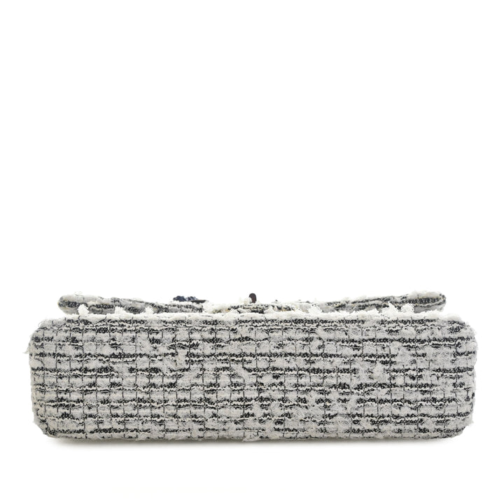 Chanel Mini Tweed Garden Party Reissue 2.55 Double rabat 224