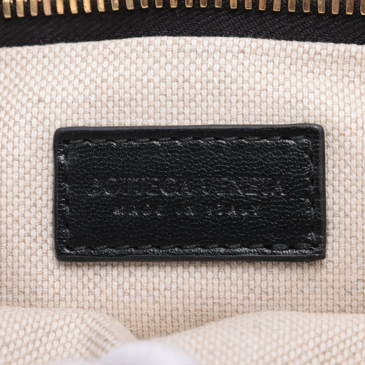 Bottega Veneta Medium Nappa Intrecciato Flip Flap Pochette Noir