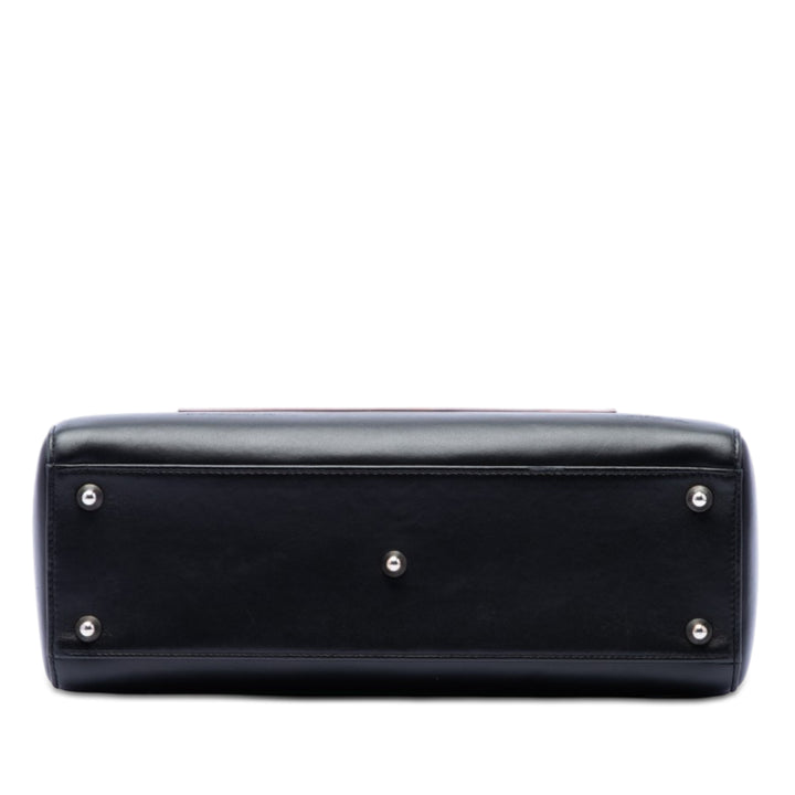 Dior Large Cuir de veau Pocket Cabas Lady Dior