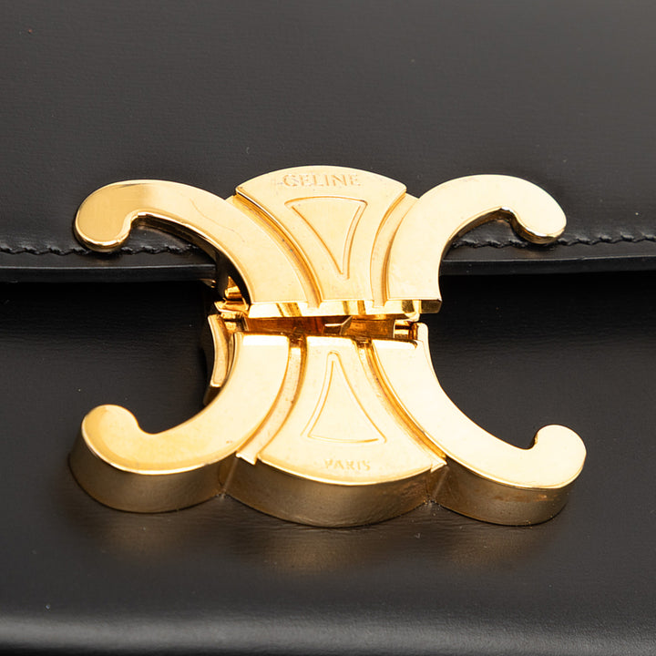 Celine brillant Cuir de veau Triomphe Claude Sac bandoulière