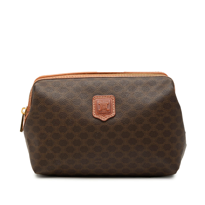 Celine Macadam Coated Toile Pochette