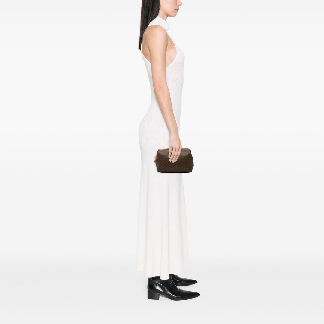 Celine Macadam Coated Toile Pochette