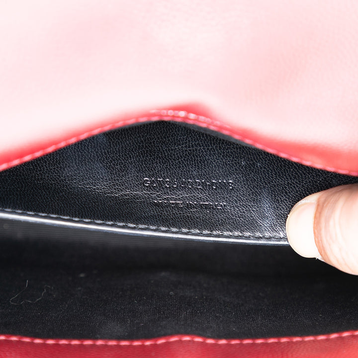 Saint Laurent Medium Grain De Poudre Monogram Kate Sac porté croisé