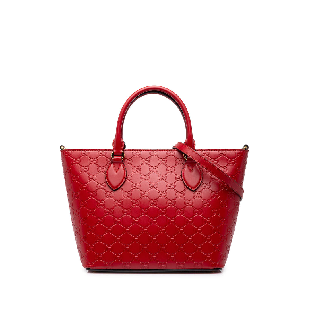 Gucci Cabas Guccissima Petit Rouge – vue principale – GABY PARIS