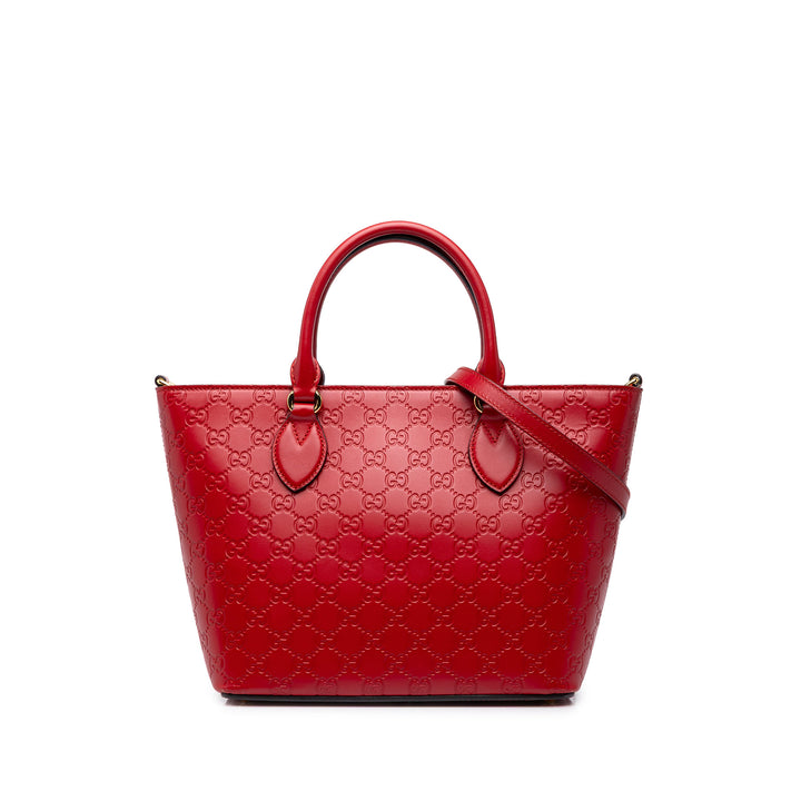 Gucci Cabas Guccissima Petit Rouge – vue principale – GABY PARIS