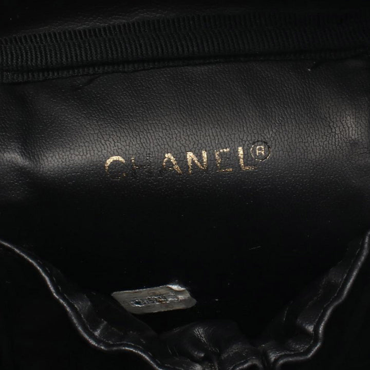 CC Lambskin Vanity Case Black - Gaby Paris