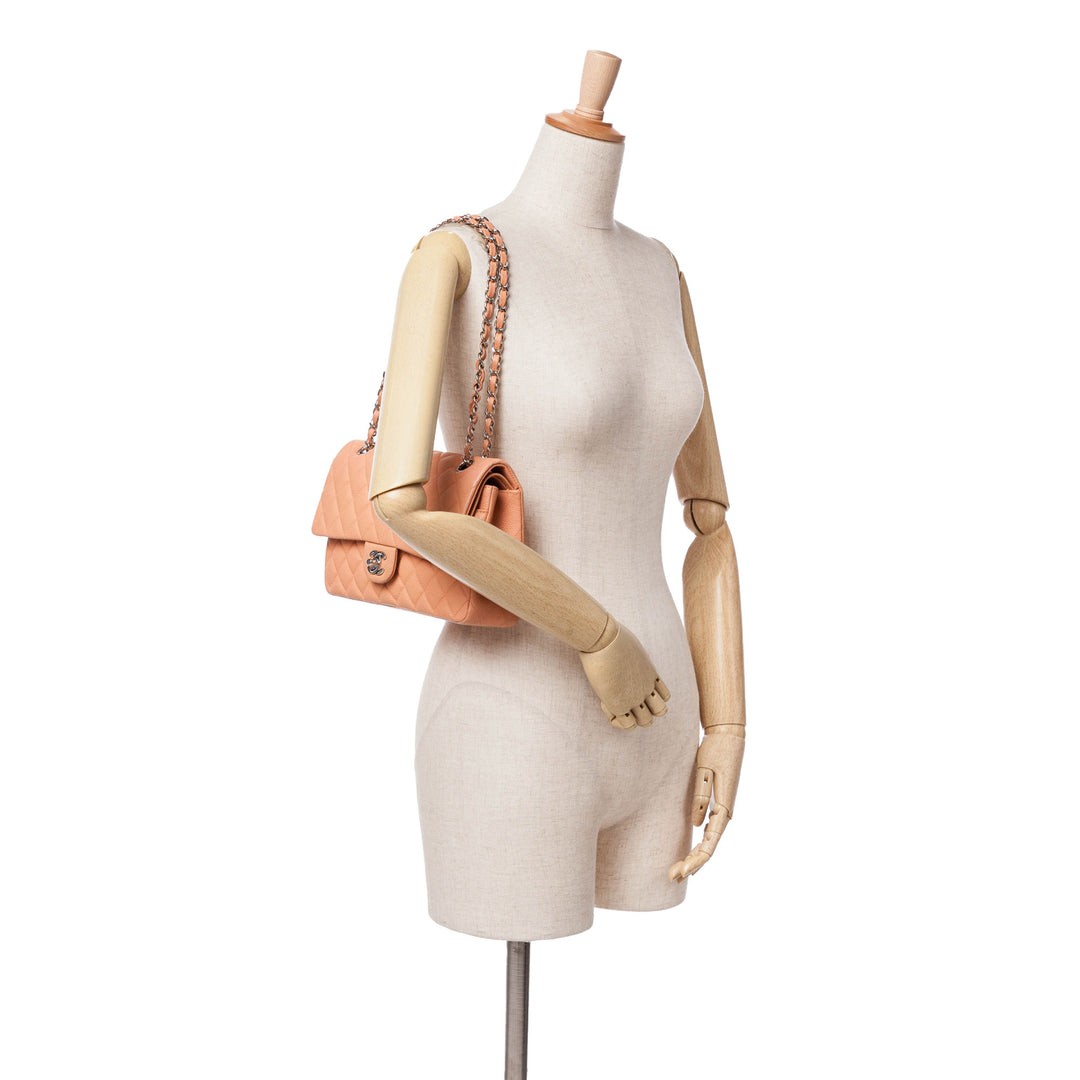 Chanel Medium Classic Caviar Double rabat