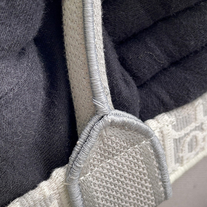 Dior Mini Oblique brodé Toile Lace Book Cabas