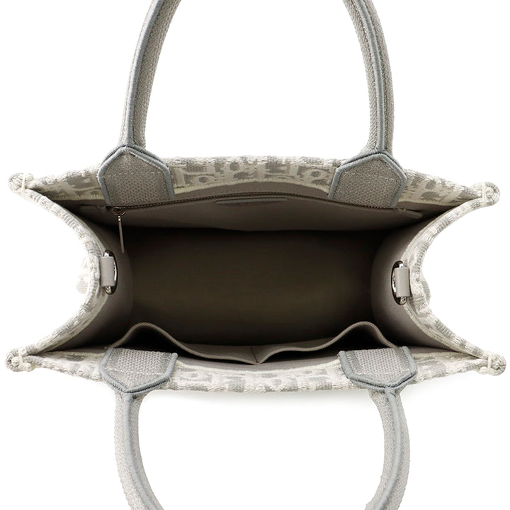 Dior Mini Oblique brodé Toile Lace Book Cabas