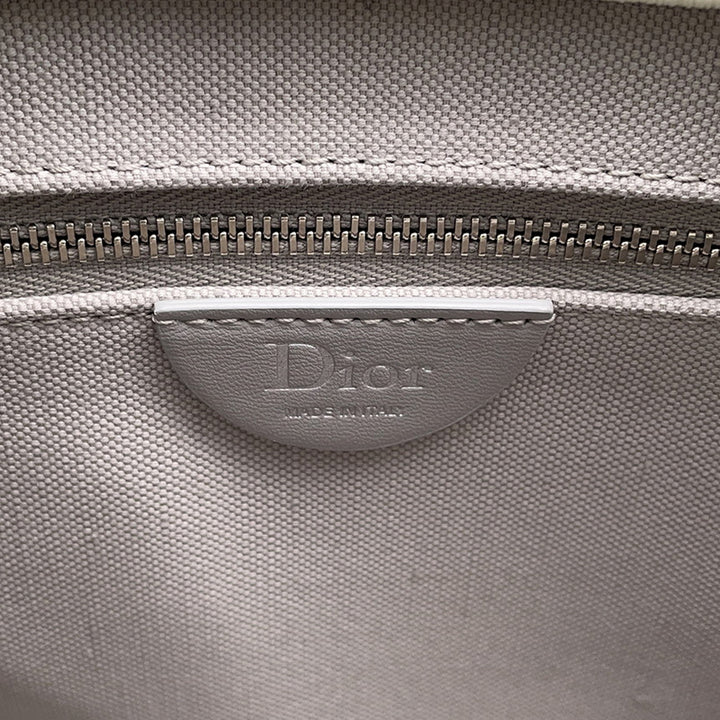 Dior Mini Oblique brodé Toile Lace Book Cabas