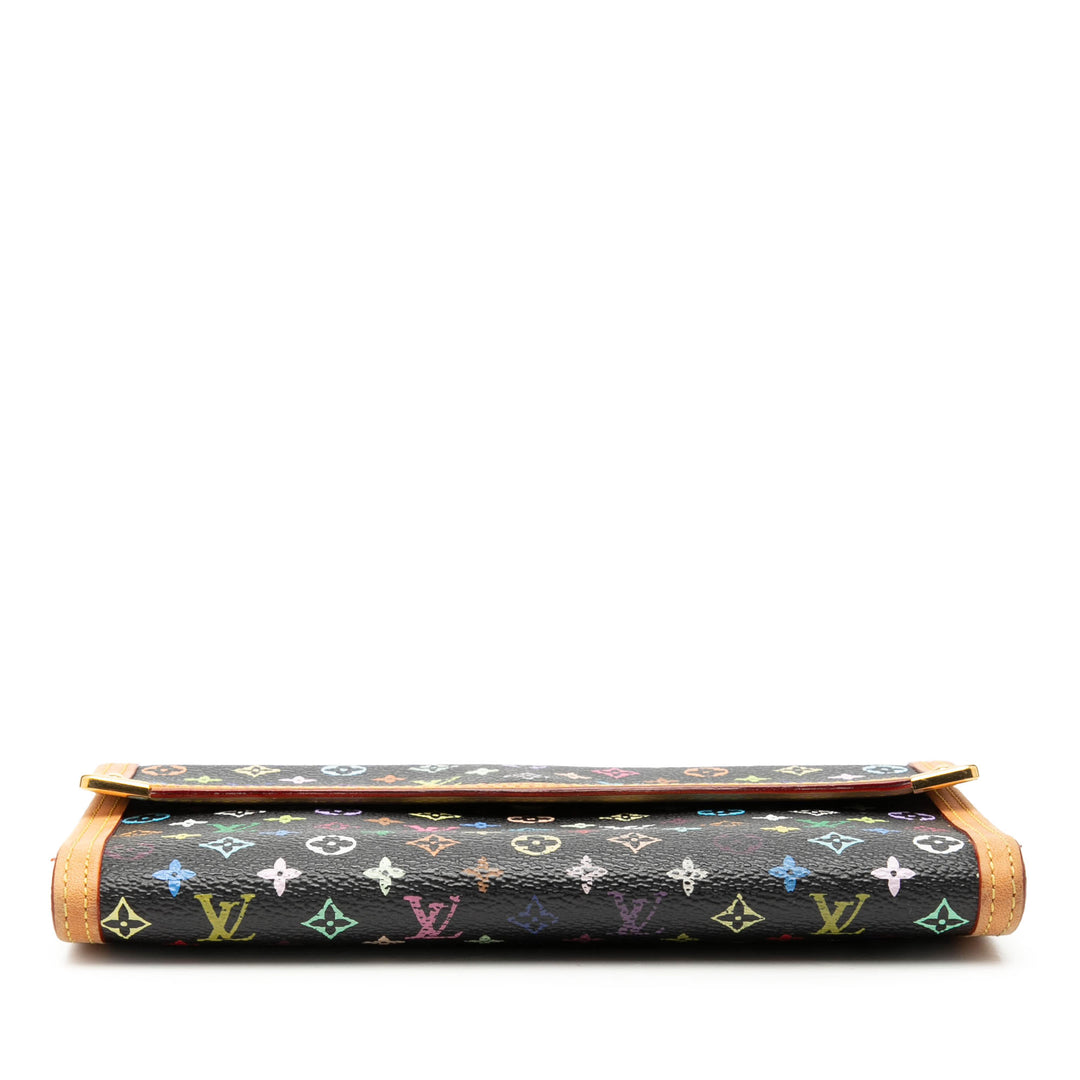 Louis Vuitton Monogram Multicolor Porte Tresor International Portefeuille