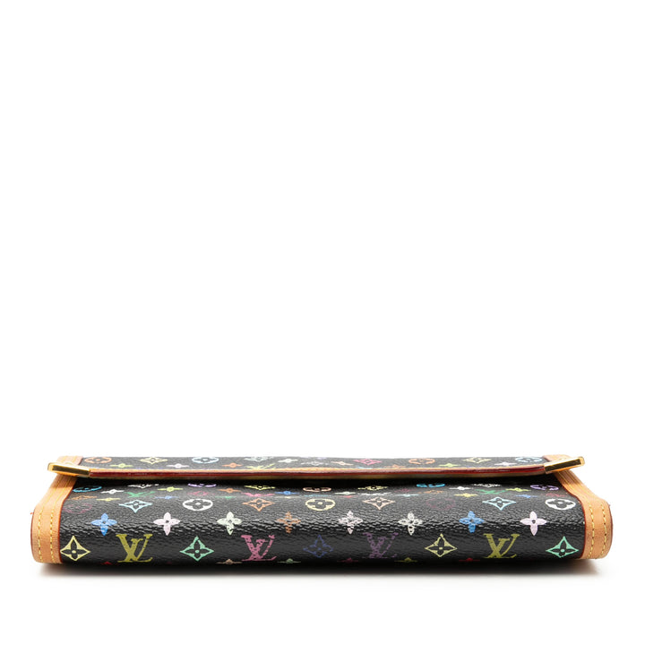Louis Vuitton Monogram Multicolor Porte Tresor International Portefeuille