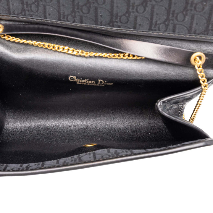 Dior Chaîne Sac Oblique Noir – vue 4 – GABY PARIS