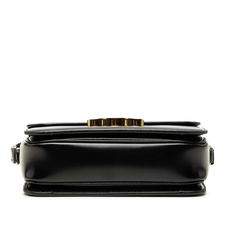 Celine brillant Triomphe Sac Teen Cuir de veau Noir – vue 3 – GABY PARIS