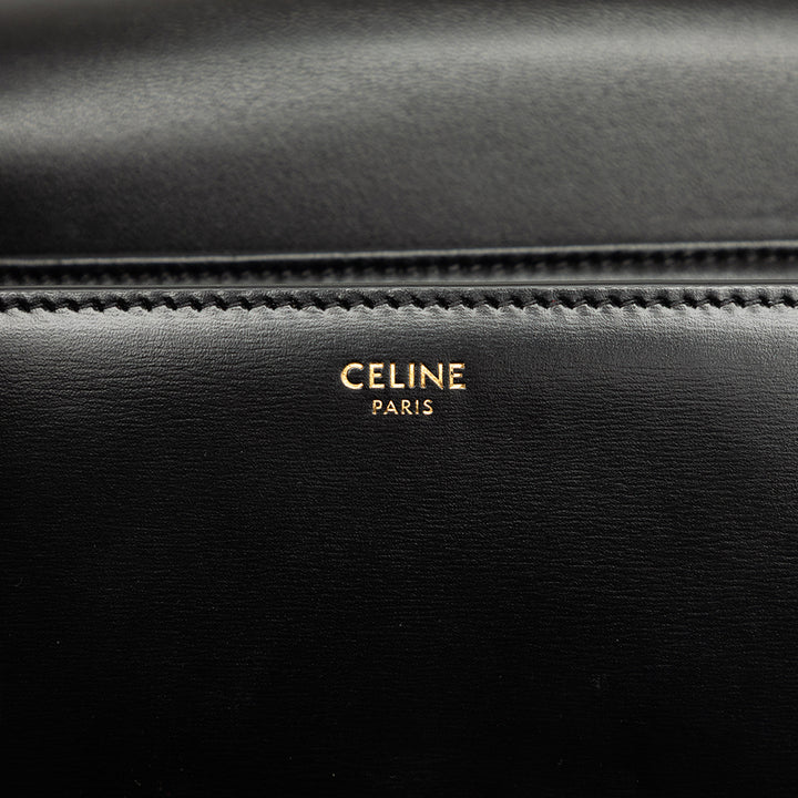 Celine brillant Triomphe Sac Teen Cuir de veau Noir – vue 5 – GABY PARIS
