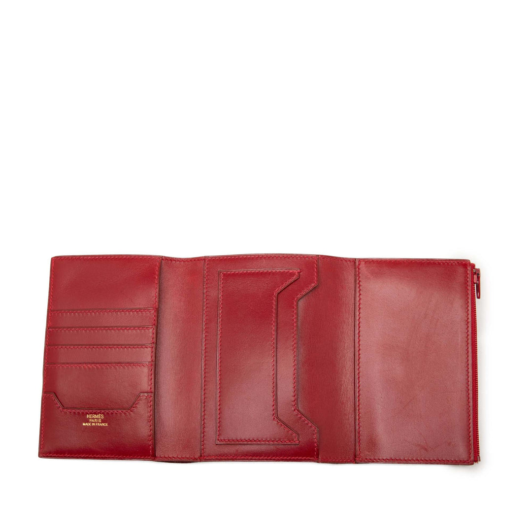 Hermès Box Veau Compact Portefeuille