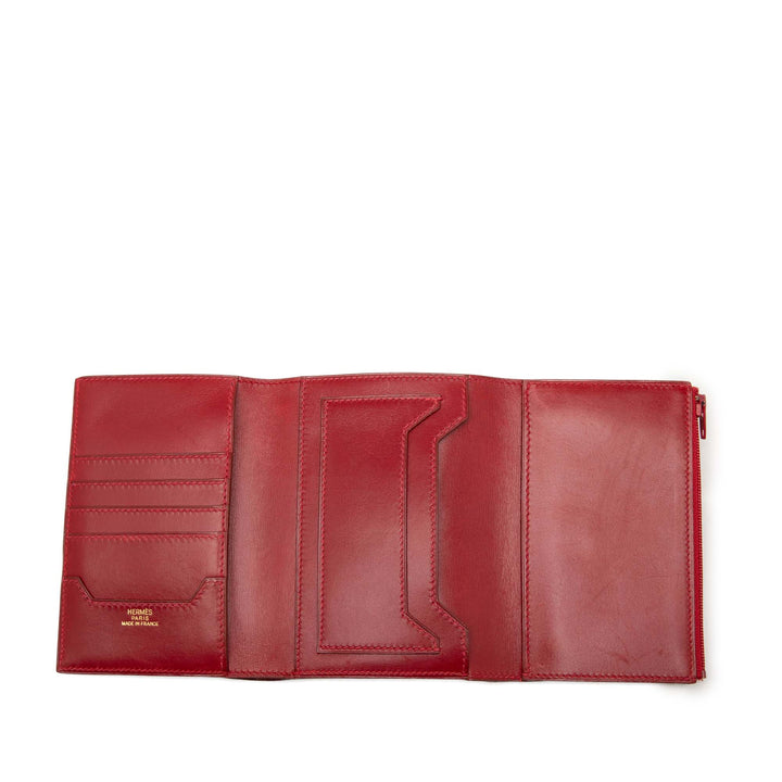 Hermès Box Veau Compact Portefeuille