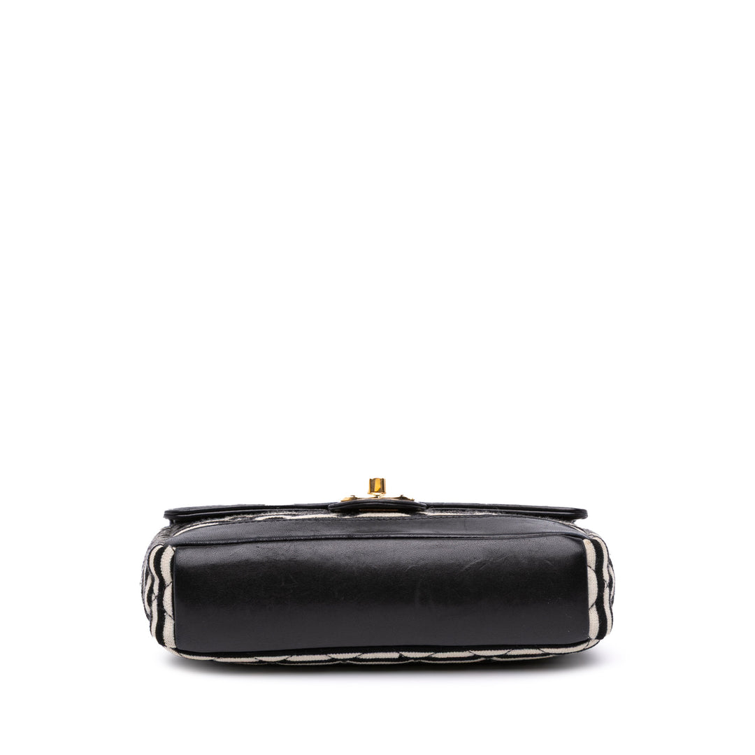 Chanel Small Matelassé Jersey Coco Sailor Simple rabat