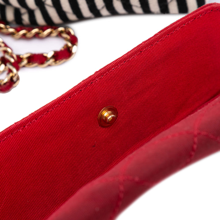 Chanel Small Matelassé Jersey Coco Sailor Simple rabat