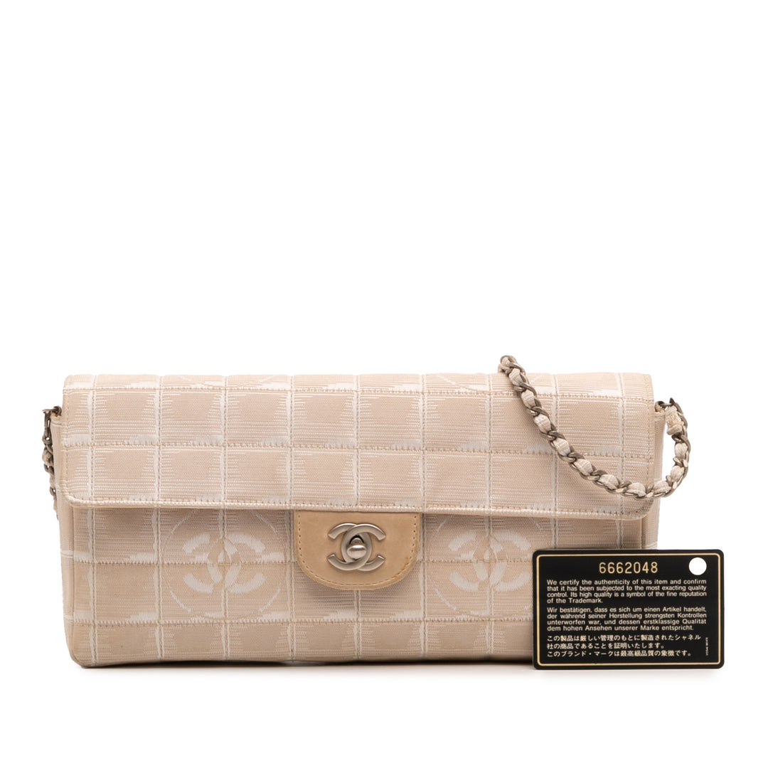 Chanel New Travel Line Nylon East West Flap Marron – GABY PARIS Authentique