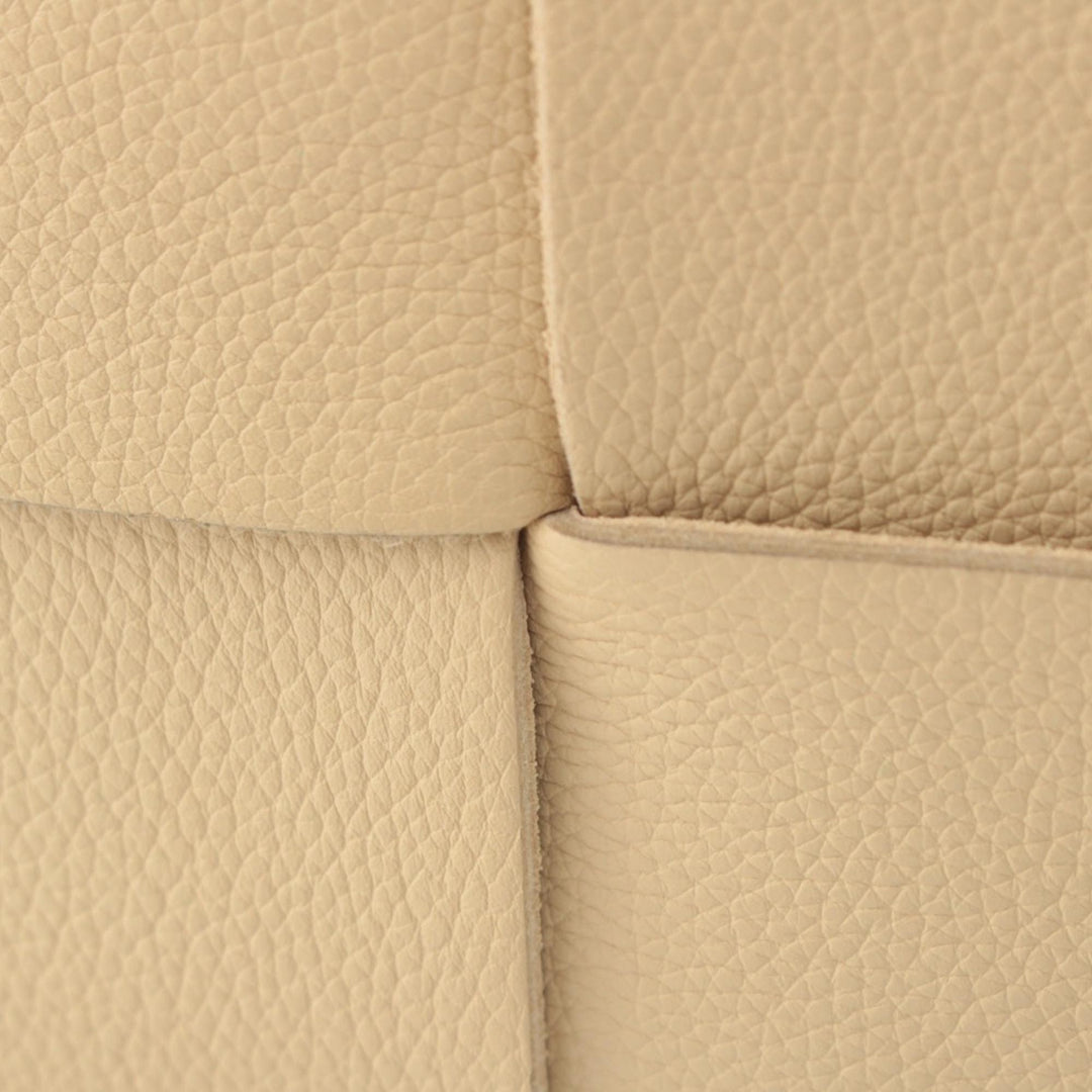 Intreccio Arco Cabas Petit Cuir d'agneau Beige