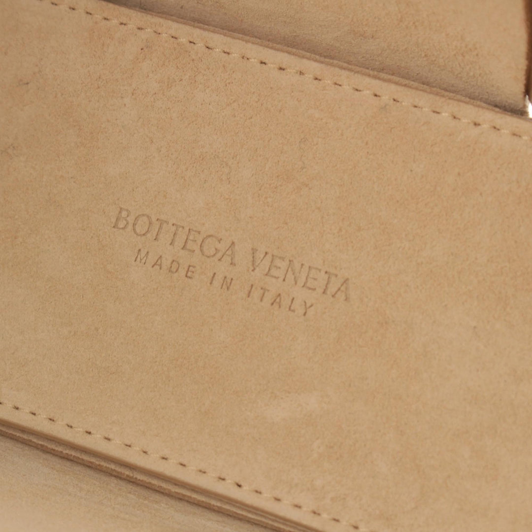 Intreccio Arco Cabas Petit Cuir d'agneau Beige
