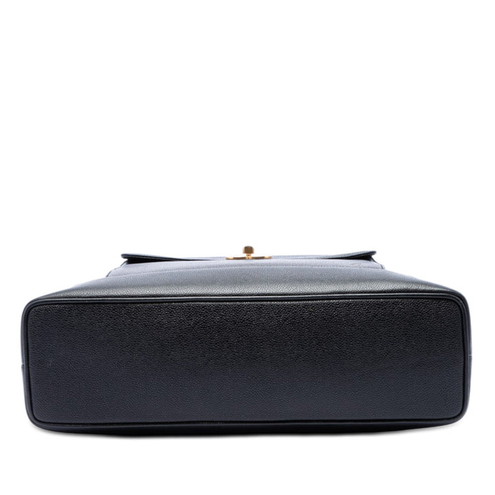 Chanel CC Caviar Front Pocket Cabas