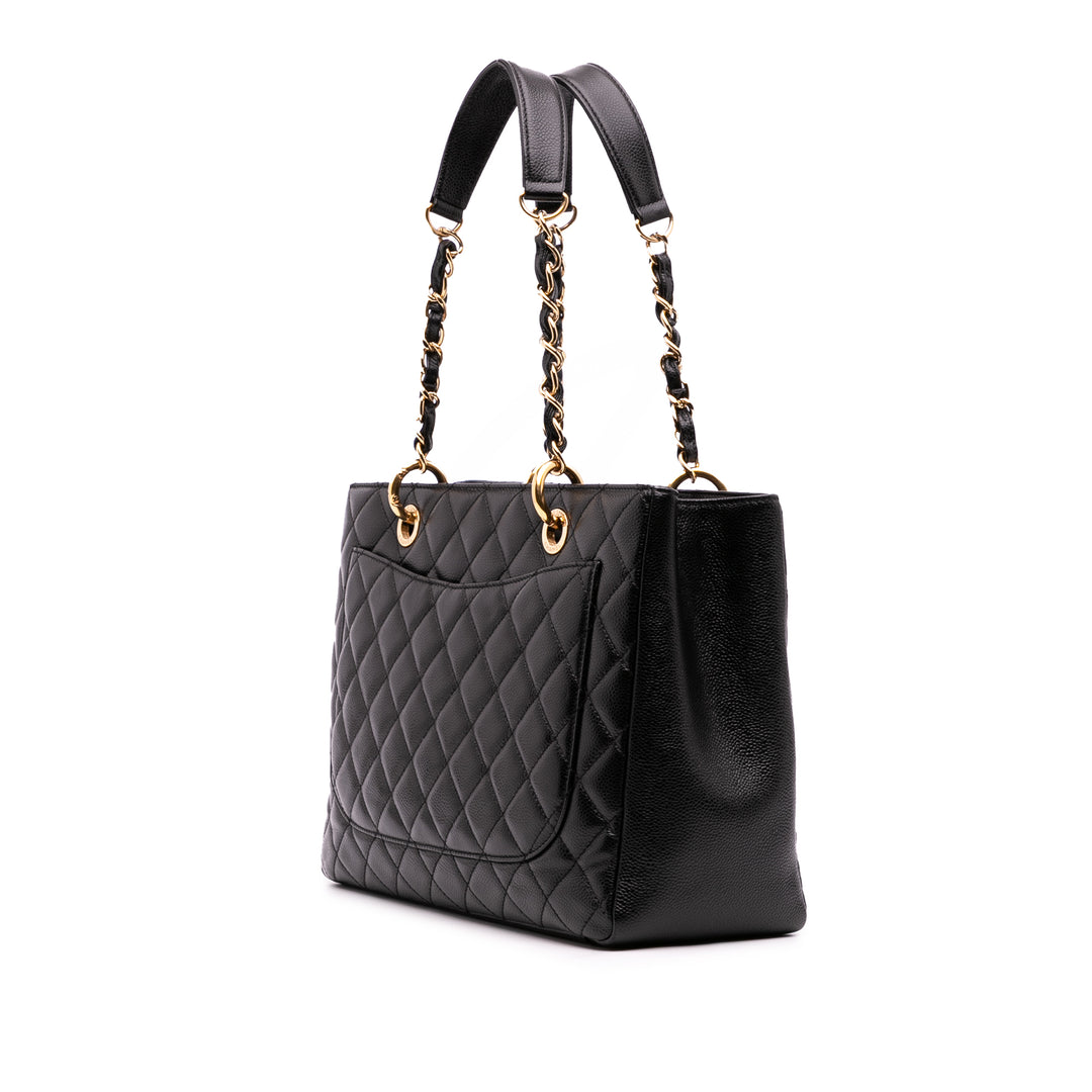 Chanel Caviar Grand Shopping Cabas Noir