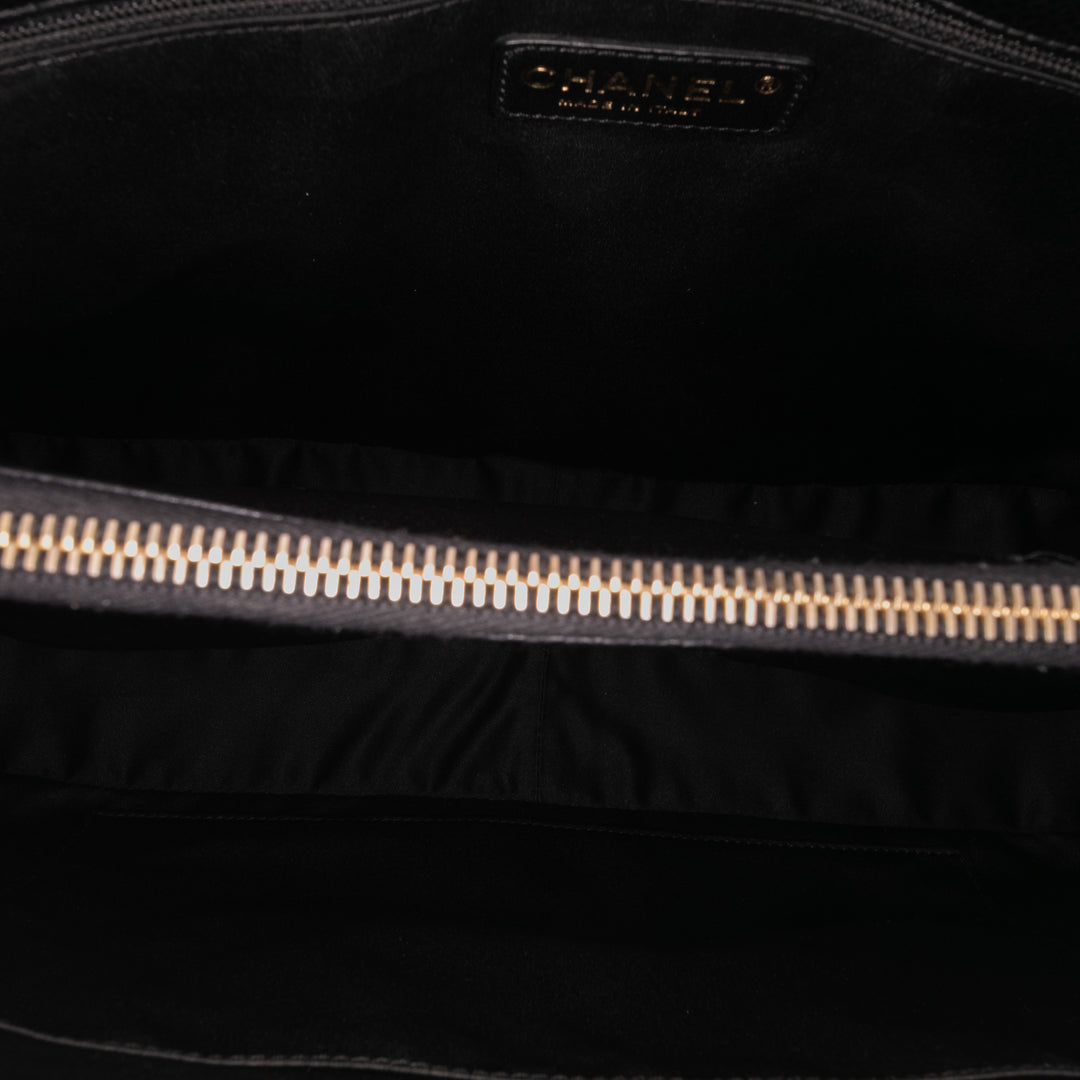 Chanel Caviar Grand Shopping Cabas Noir