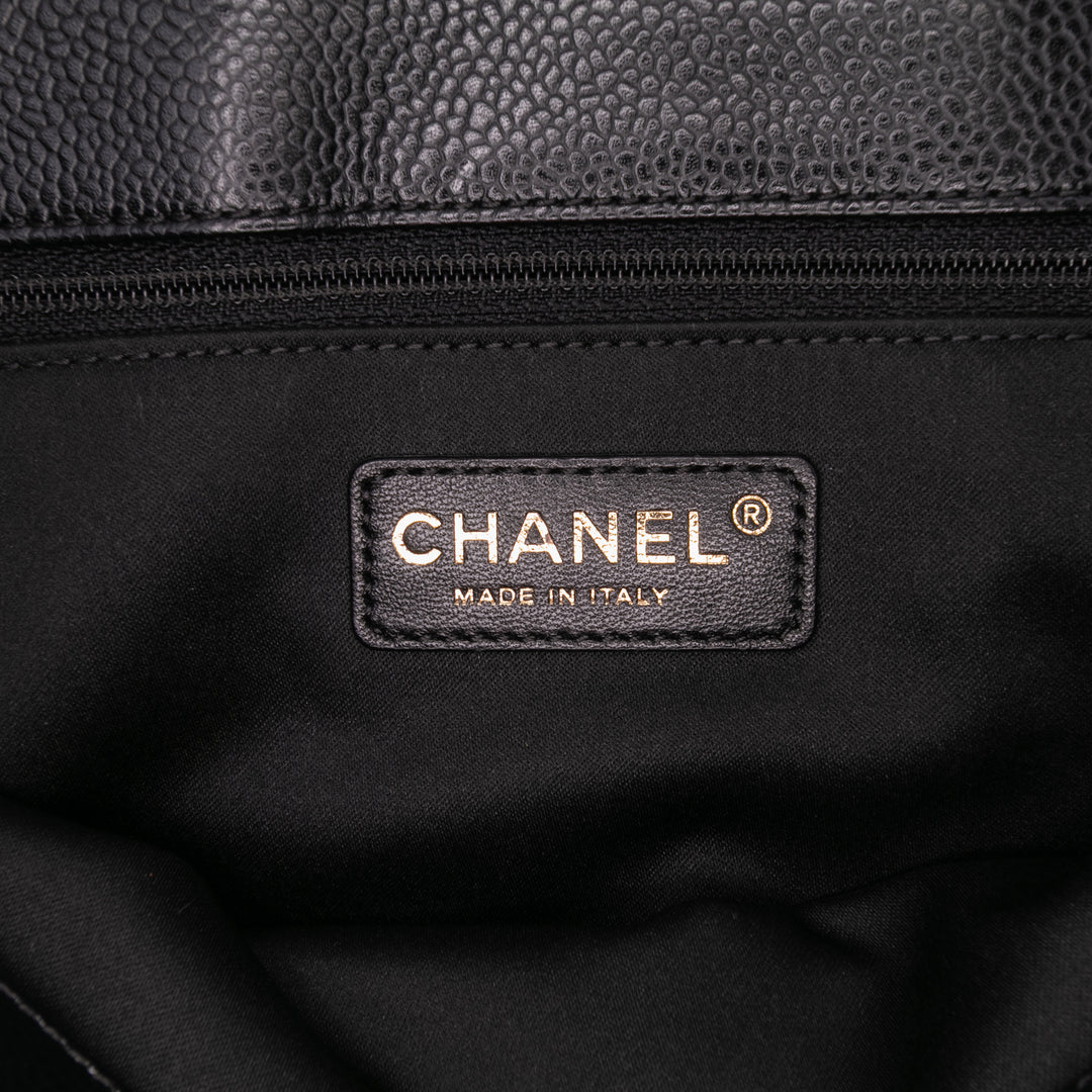 Chanel Caviar Grand Shopping Cabas Noir
