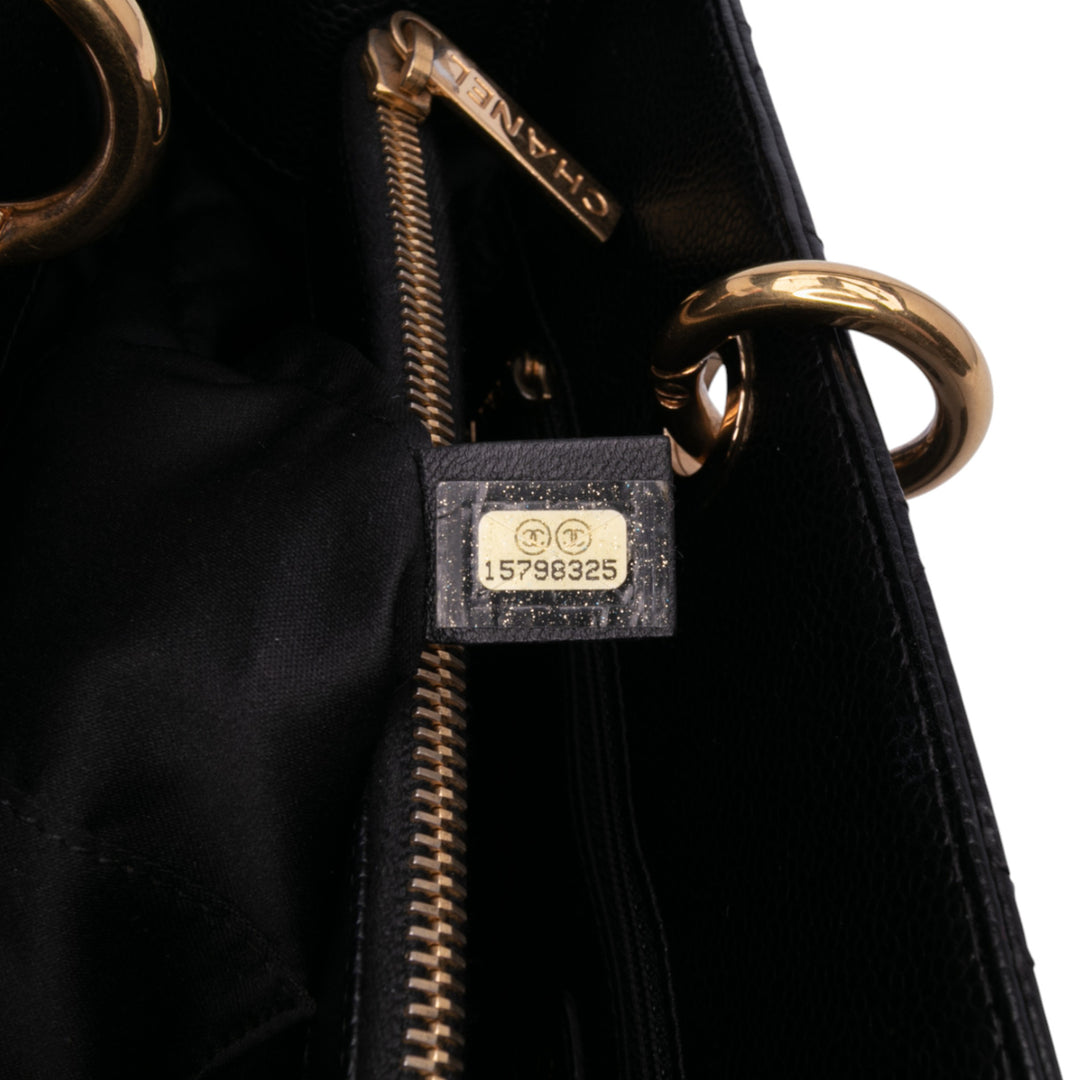 Chanel Caviar Grand Shopping Cabas Noir