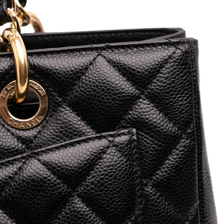 Chanel Caviar Grand Shopping Cabas Noir