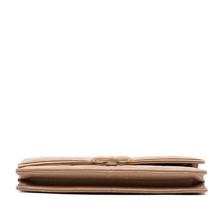 Chanel Quilted Métallisé Cuir d’agneau CC Chic Wallet on Chain Marron – GABY PARIS Authentique