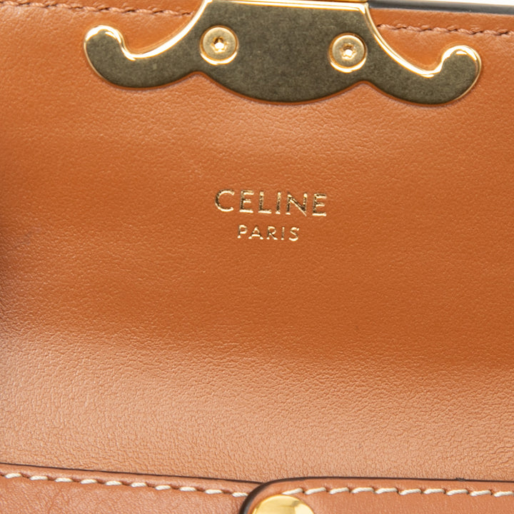 Triomphe Claude Sac Mini Triomphe enduite Marron