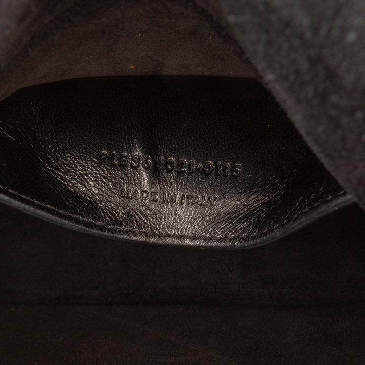 Saint Laurent Medium Cuir verni Monogram Kate Sac porté croisé Noir – GABY PARIS Authentique