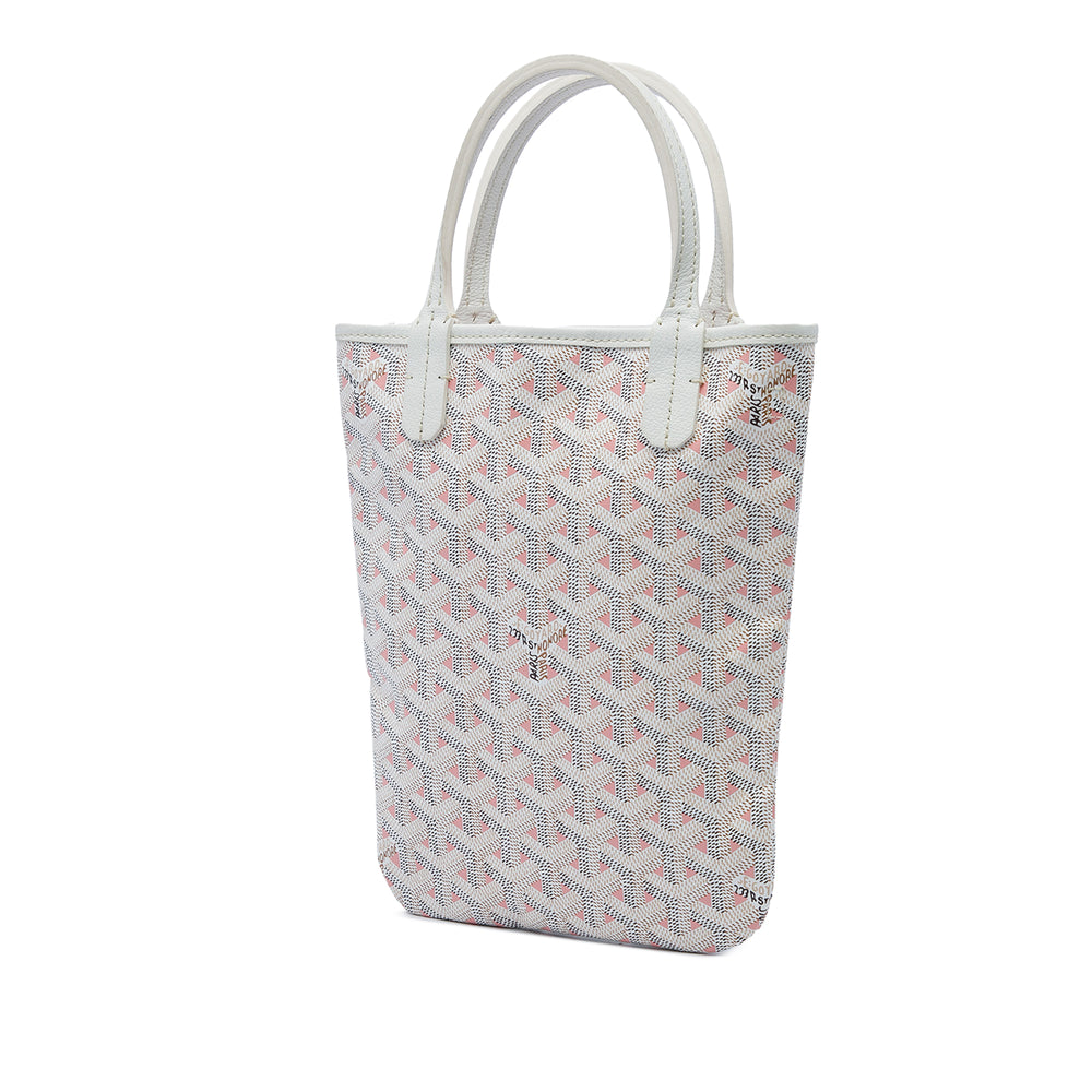 Goyard Sac à main Poitiers Claire Voie Goyardine Blanc – vue 2 – GABY PARIS