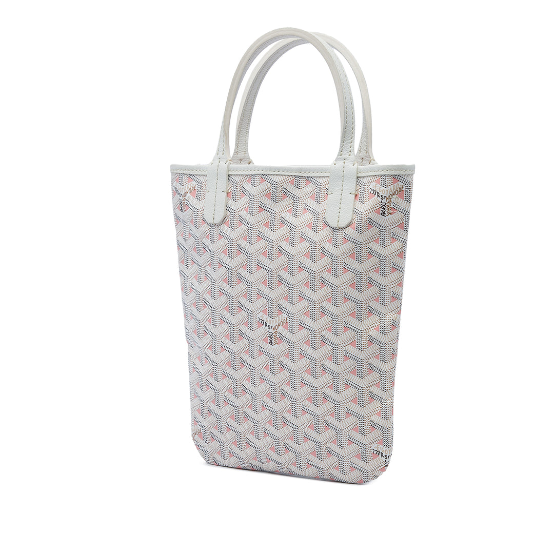 Goyard Sac à main Poitiers Claire Voie Goyardine Blanc – vue 2 – GABY PARIS