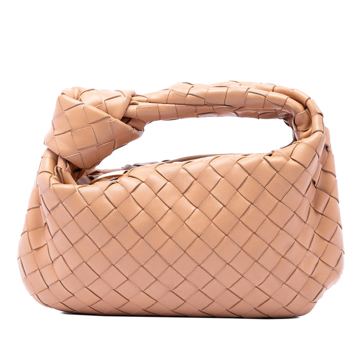 Bottega Veneta Intrecciato Jodie Mini nappa Marron – vue principale – GABY PARIS