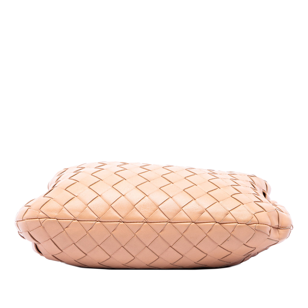 Bottega Veneta Intrecciato Jodie Mini nappa Marron – vue 3 – GABY PARIS