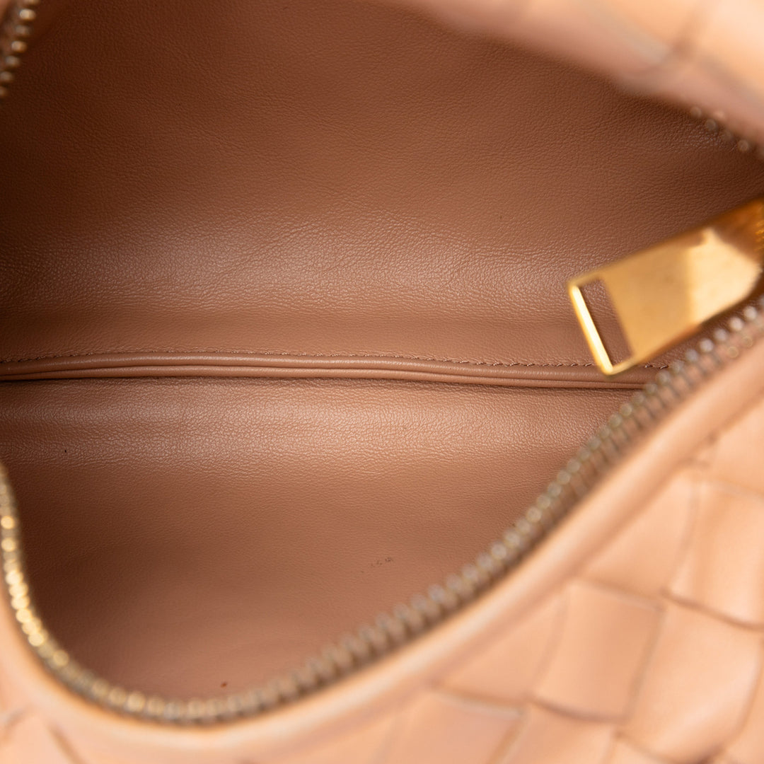 Bottega Veneta Intrecciato Jodie Mini nappa Marron – vue 4 – GABY PARIS