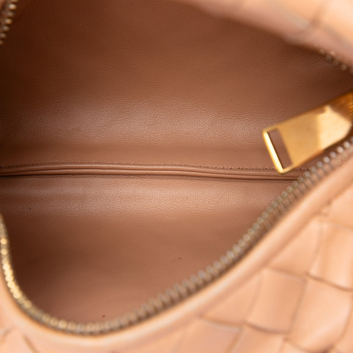 Bottega Veneta Intrecciato Jodie Mini nappa Marron – vue 4 – GABY PARIS