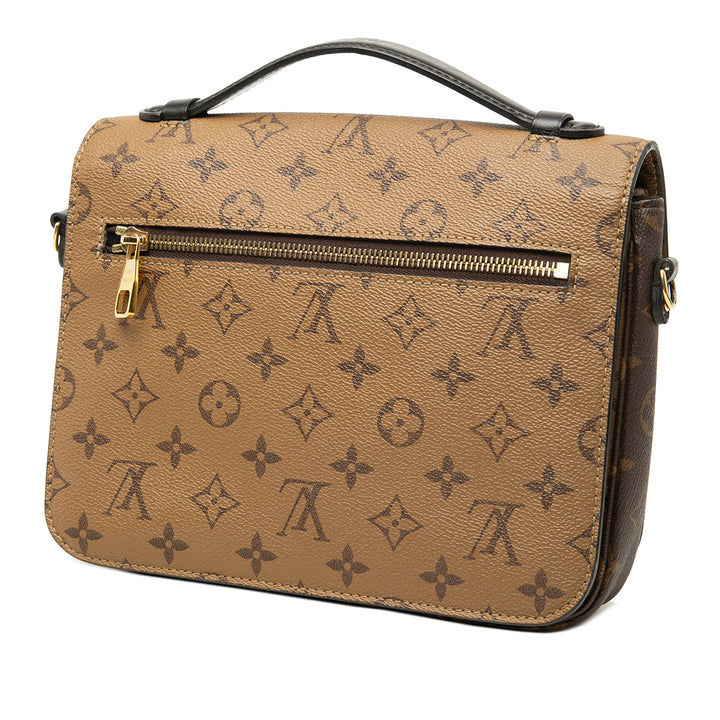 Louis Vuitton Pochette Métis Monogram Reverse Marron – vue 2 – GABY PARIS