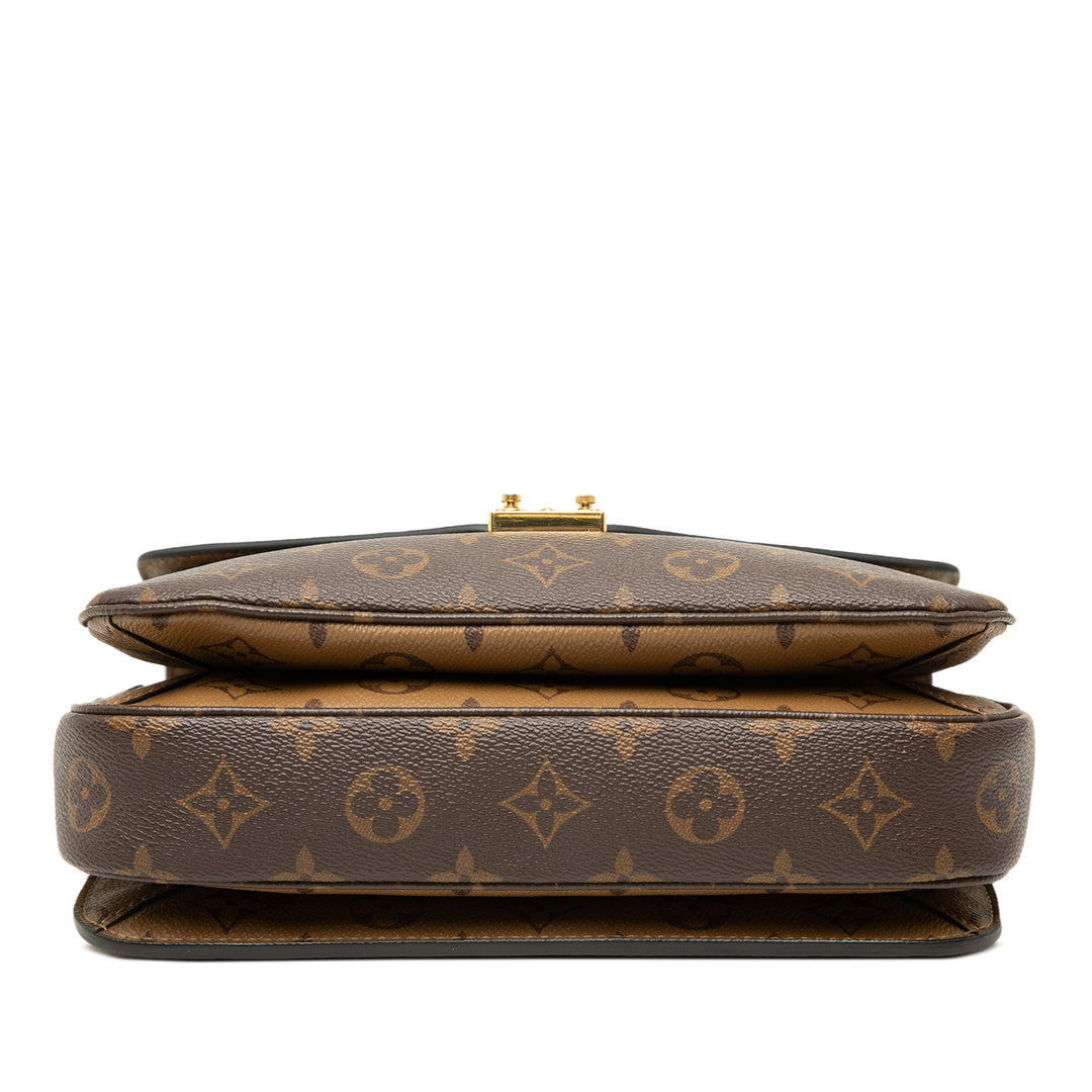 Louis Vuitton Pochette Métis Monogram Reverse Marron – vue 3 – GABY PARIS