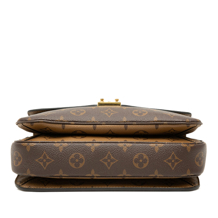 Louis Vuitton Pochette Métis Monogram Reverse Marron – vue 3 – GABY PARIS