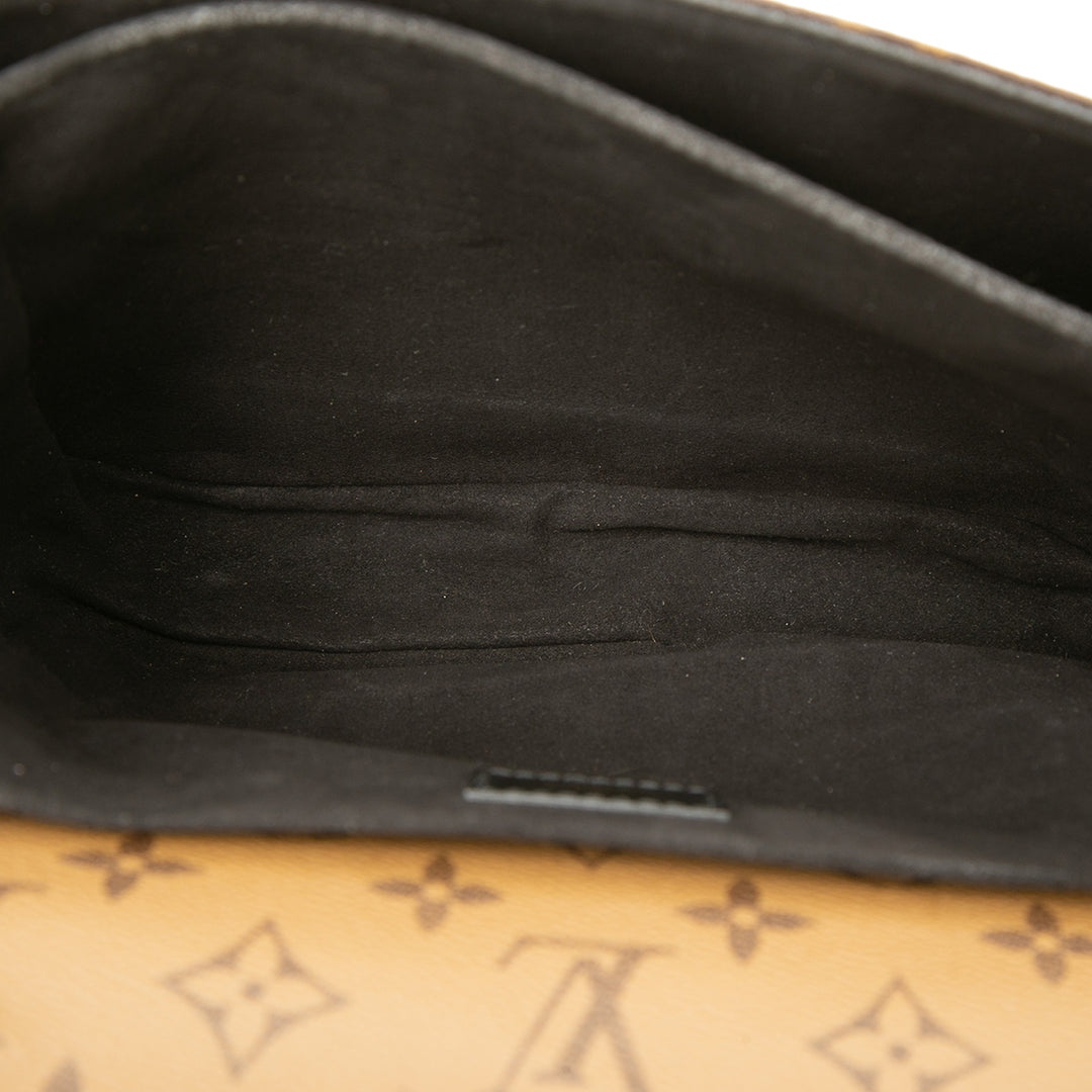 Louis Vuitton Pochette Métis Monogram Reverse Marron – vue 4 – GABY PARIS